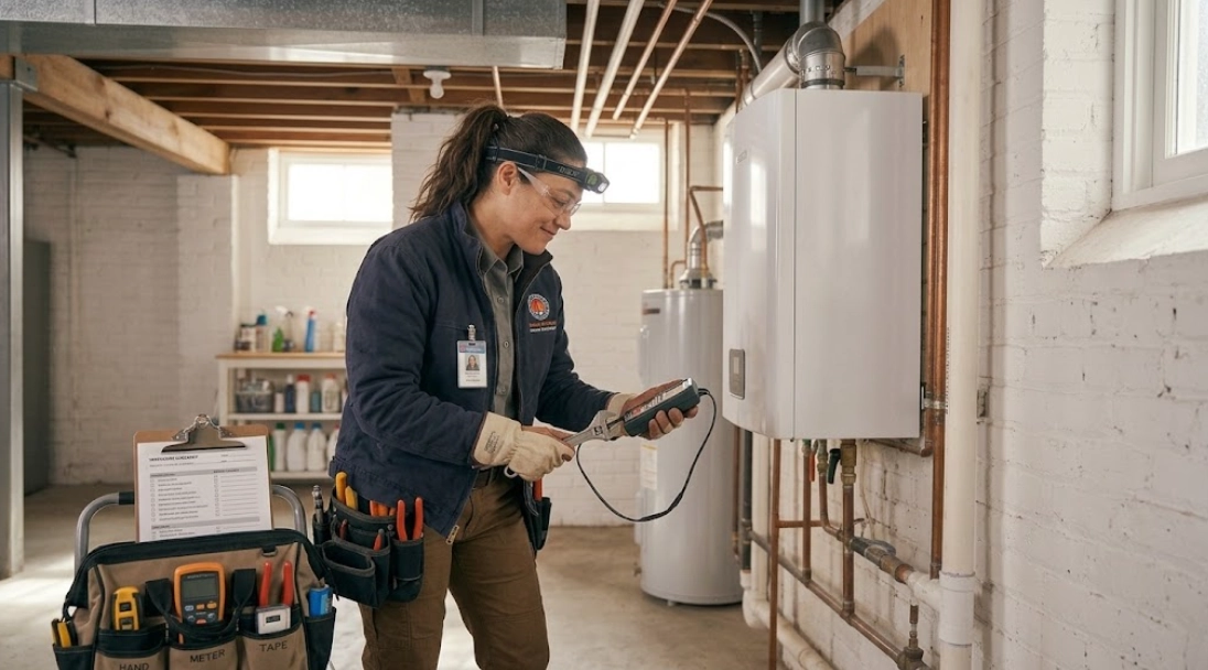 Modern boiler repair, hydronic circulating pump, and steam heating equipment service in Manhattan